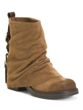 STEVE MADDEN Made In Mexico Suede Benji Slouch Boots